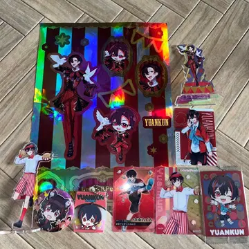 컬러풀 피치 굿즈 묶음 판매 유안군