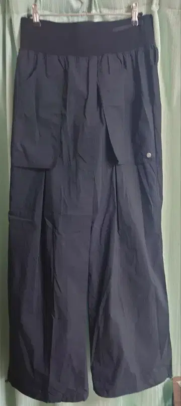 NULLABEL 랩 와이드 팬츠 [ S ]