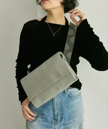 earPAPILLONNER 와이드 테이프 숄더백/바디백