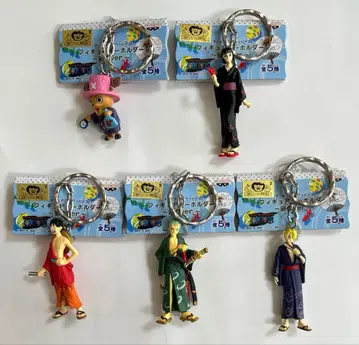 원피스 피규어 키링 유카타 루피 조로 상디 초파