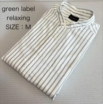 [ green label relaxing ] 남성용 밴드 카라 셔츠