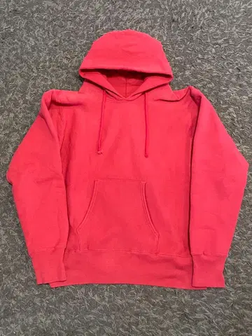 챔피온 리버스 위브 usa 단색 택 빨간색 Champion