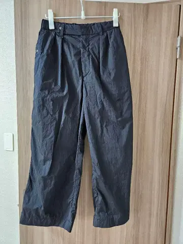 와이드 대드 나일론 슈퍼 와이드 팬츠