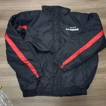 YOKOHAMA iceGUARD 자켓 블랙/빨간색