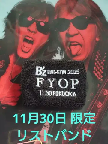 11/30 후쿠오카 PayPay 돔 한정판 리스트 밴드 FYOP 가챠가챠