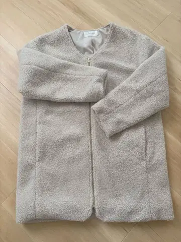 글로벌 워크 라이트 보아 블루종 아이보리 프리 사이즈