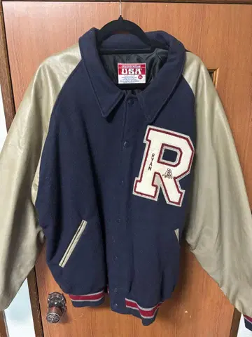 awaros USA 바시티 자켓 90s