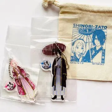 사스케 & 사쿠라 아크릴 키링 복조리