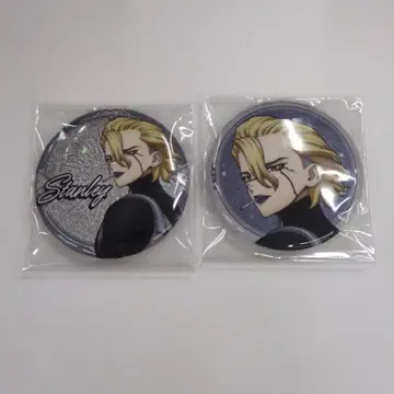 Dr.STONE THE캐릭터 글리터 캔뱃지 스탠리 스나이더