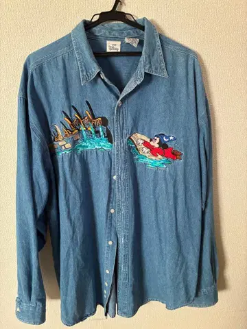 90s Disney FANTASIA 데님 셔츠