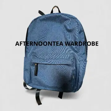 애프터눈 티 블루 캔버스 백팩
