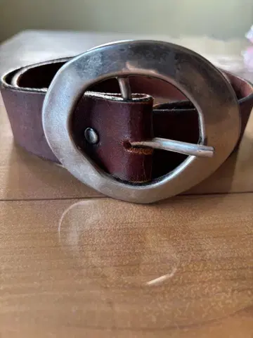 [ 새상품급 레게풍 ] 브라운 가죽 벨트 버클 포함 미국제