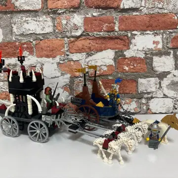 [레고 정품] 캐슬 7092 해골 감옥 마차 7078 왕의 전투 마차