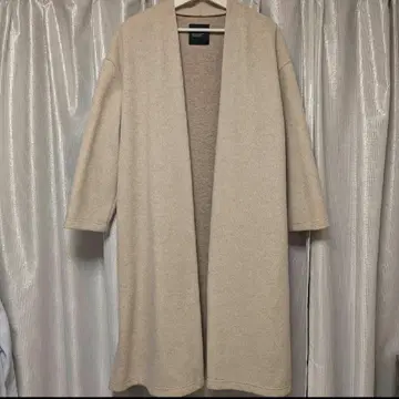 [BAYFLOW] 샤기 롱 코트 * 베이지