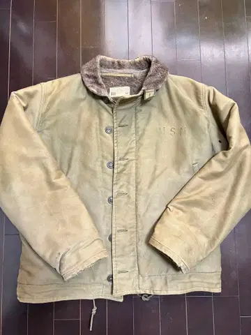 40s US NAVY N-1 데크 재킷 빈티지 구제 의류
