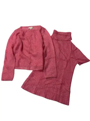 e287 JUNKO SHIMADA 핑크 앙상블