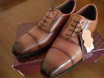 새상품 가죽 신발 비즈니스 슈즈 브라운 24.5cm 초 메루카리 장터