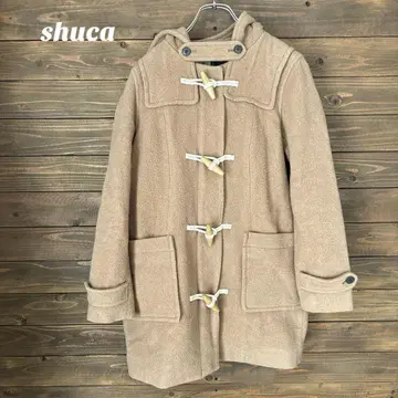 [슈카] shuca 더플 코트 후드 부착 S