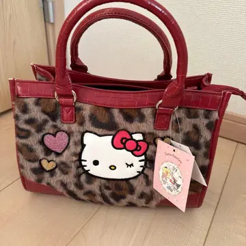 헬로키티 레오파드 무늬 백