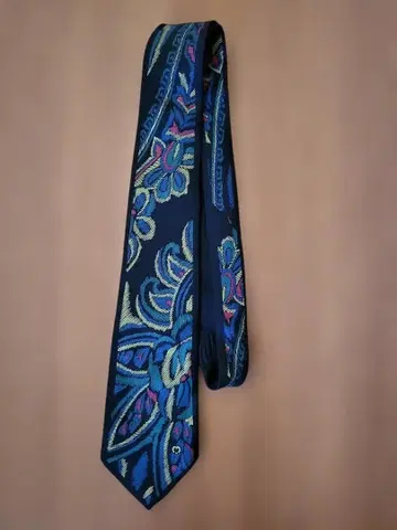 mika schion 넥타이 네이비 플로럴