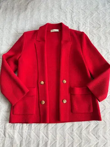 St.maggie 빨간색 울 자켓