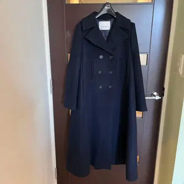 새상품 ANAYI 울 샤기 더블 롱 코트 / 띠어리, 23구, 로페