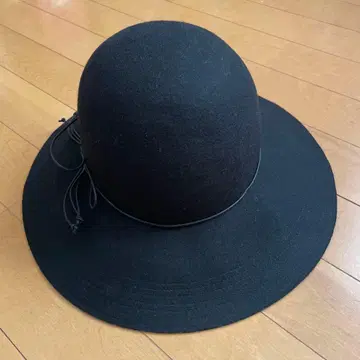 미사용 새상품 Harrods 울 햇 블랙 프리 사이즈