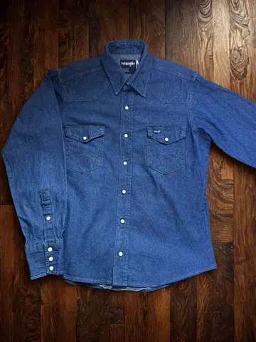 Wrangler 빈티지 데님 셔츠 USA