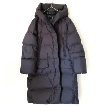 UNIQLO +J 질 샌더 다운 롱 코트 완판템 M 다크 그레이