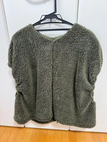 mystic 올리브 그린 플리스 자켓