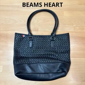 BEAMS HEART 토트백 블랙