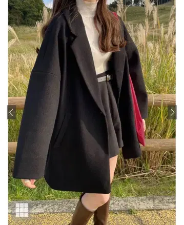 루즈 테일러드 코트 ze585 grl