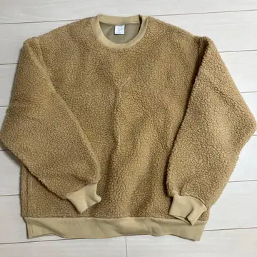 미스터 젠틀맨 오버 사이즈 플리스 풀오버 보아 사이즈 L