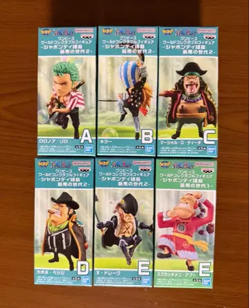 원피스  월드 콜렉터블 컴프 1 6체