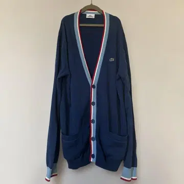 LACOSTE 라코스테 네이비 블루 가디건 사이즈 4