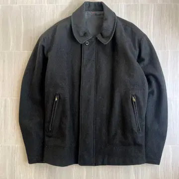 BARBICHE 울 자켓 짙은 녹색 48 사이즈 L~XL 상당