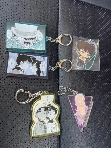 명탐정 코난 아크릴 키링 5개 세트