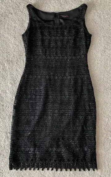 블랙 슬리브리스 원피스 9호