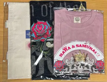 장미와 사무라이 2 굿즈 3종 세트 묶음 판매 T셔츠, 타월, 토트백