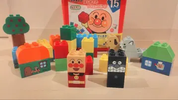 호빵맨 블록 라보 첫 블록 바구니