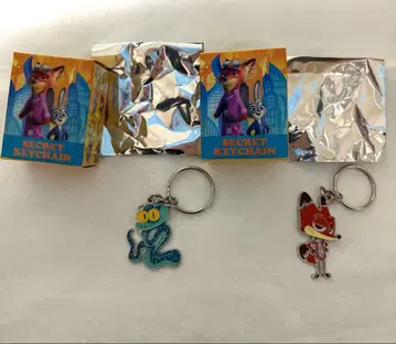 주토피아2 시크릿 키체인 닉 일리 디즈니 스토어