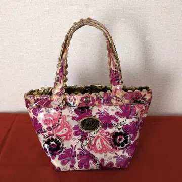 mimo 꽃무늬 토트백 핑크 보라색