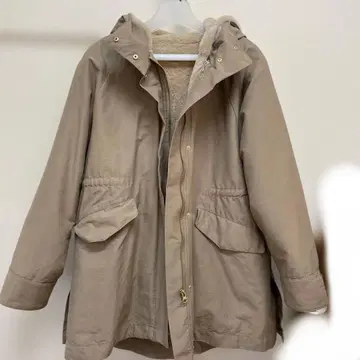 새상품급 2way 모즈 코트 퍼 라이너