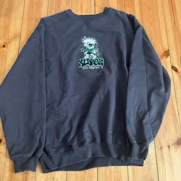 XLARGE 그래픽 맨투맨 M 사이즈 다크 그레이