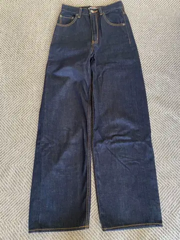 아줄바이마우지 하이웨스트 와이드 데님 팬츠 24