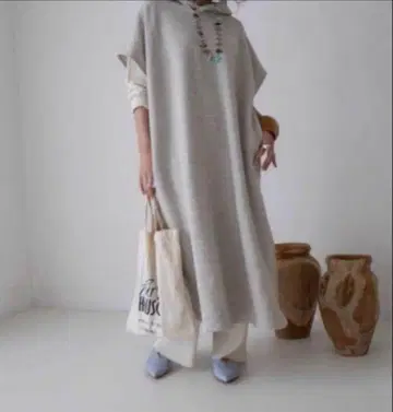 [ 미사용 ] argue 카프탄 후디 드레스