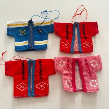 산리오 축제 의상 스트랩 4개 세트