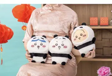 치이카와(먼작귀) 팬더 봉제 인형 치이카와 하치와레 토끼 세트 새상품