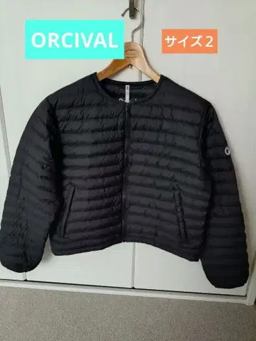[ 컨디션 최상 ] ORCIVAL 라이트 다운 자켓 ( 2 ) 집업 블랙