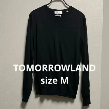 TOMORROWLAND tricot V넥 울 니트 M